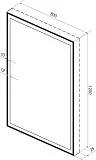 Зеркало Wellsee 7 Rays' Spectrum 80x120 см 172201400 c фронтальной подсветкой фото 9