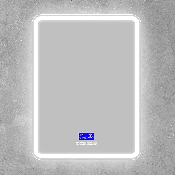 Зеркало BelBagno 60x80 SPC-MAR-600-800-LED-TCH-RAD с подсветкой фото 8