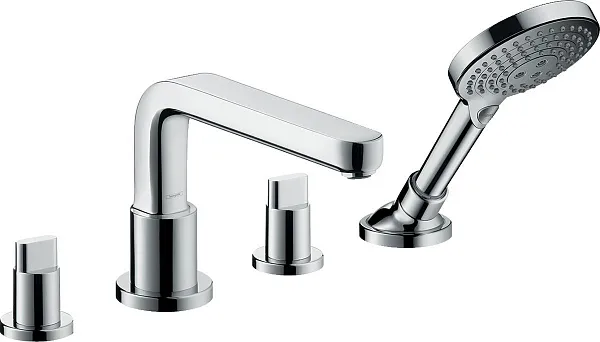 Смеситель Hansgrohe Metris S 31447000 на борт ванны фото 1