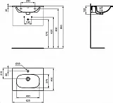 Раковина Ideal Standard Tesi Vanity 63 см T351001 фото 4
