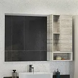 Зеркало Comforty Прага 118x80 00004136262CF правая с полочкой фото 2