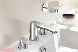 Смеситель Grohe Eurostyle Cosmopolitan 20208002 для раковины с донным клапаном фото 2