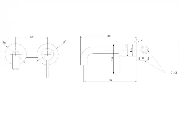Смеситель для раковины ABBER Wasser Kreis AF8112RG фото 3