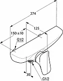 Смеситель Kludi Ambienta 537100575 для душа фото 5