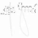 Смеситель для ванны с душем ABBER Wasser Kreis AF8130NG фото 4