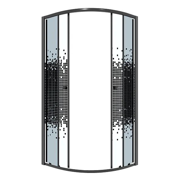 Душевой уголок Niagara Eco NG-1003-14BLACK фото 1