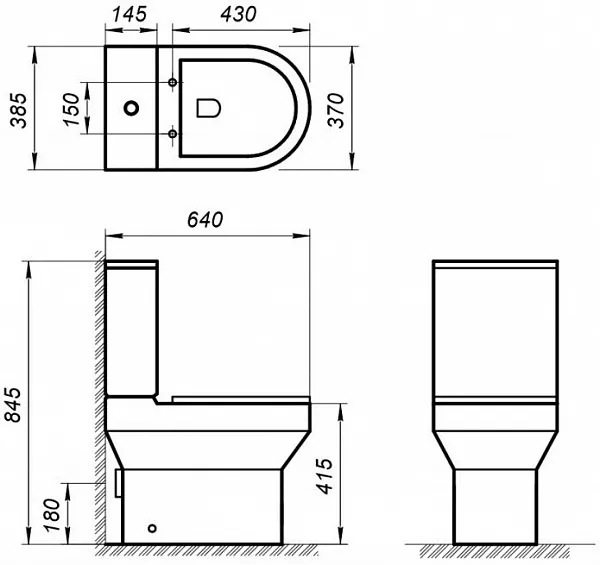 Бачок для унитаза BelBagno Norma BB339T фото 2
