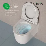 Унитаз Iddis Slide SLIRDSEi25 подвесной безободковый с сиденьем микролифт фото 4