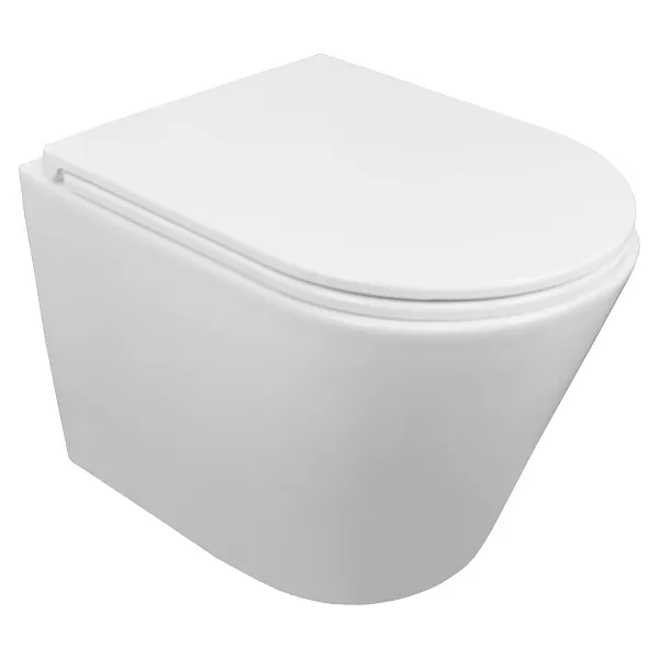 Унитаз Azario Teramo AZ-0053-UQ3 подвесной безободковый с сиденьем микролифт фото 1