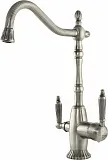 Смеситель ZorG Sanitary ZR 349 YF SATIN для кухонной мойки фото 1