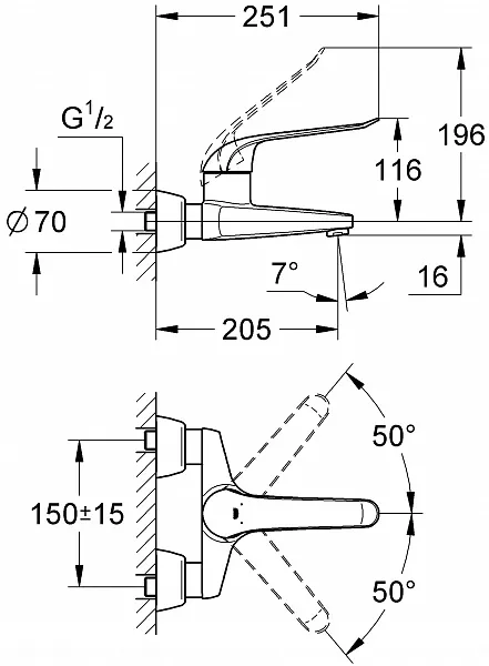 Смеситель Grohe Euroeco Special 32778000 для раковины фото 4