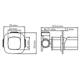 Смеситель WasserKRAFT Naab 8651 для душа фото 2