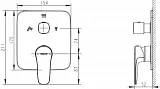 Смеситель Bravat Sourse PB8173218CP-3-ENG для ванны с душем фото 2