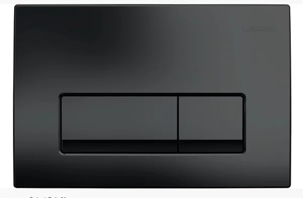 Кнопка смыва Geberit Delta 115.127.11.1 черная матовая фото 1