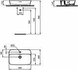 Раковина Ideal Standard Ipalyss 55 см E2077MA фото 4