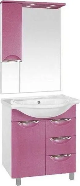 Зеркало-шкаф Misty Жасмин 65х100 П-Жас02065-122СвЛ с подсветкой левое фото 2