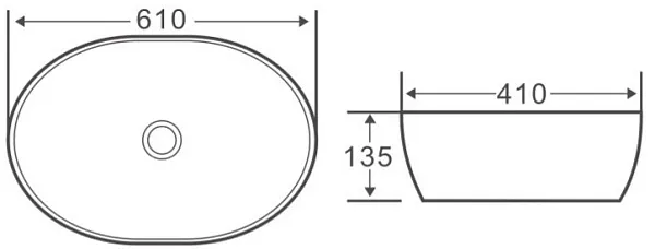 Раковина BelBagno 61 см BB1348 фото 3