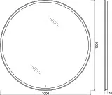 Зеркало BelBagno 100x100 SPC-RNG-1000-LED-TCH с подсветкой фото 12