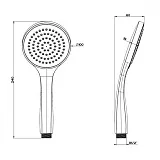 Душевая лейка PAINI Torino TRCR155 фото 4