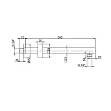Кронштейн для верхнего душа PAINI 50PZ745QQ30 фото 6