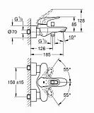 Комплект смесителей Grohe Eurostyle 124416 3 в 1 фото 2