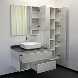 Зеркало Comforty Прага 88x80 00004136263CF правая с полочкой фото 4