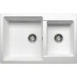 Кухонная мойка Polygran F-15 №26 77 Белая фото 1