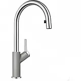 Смеситель для кухни Blanco Carena S SILGRANIT 520982 серый фото 1