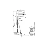 Смеситель для раковины PAINI Arena 92CR211FTKM фото 4