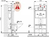 Унитаз с инсталляцией и кнопкой смыва Roca Mateo 893100010 фото 4