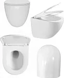 Унитаз подвесной Teymi Milana Vortex 3 W00743 подвесной безободковый с микролифтом фото 13