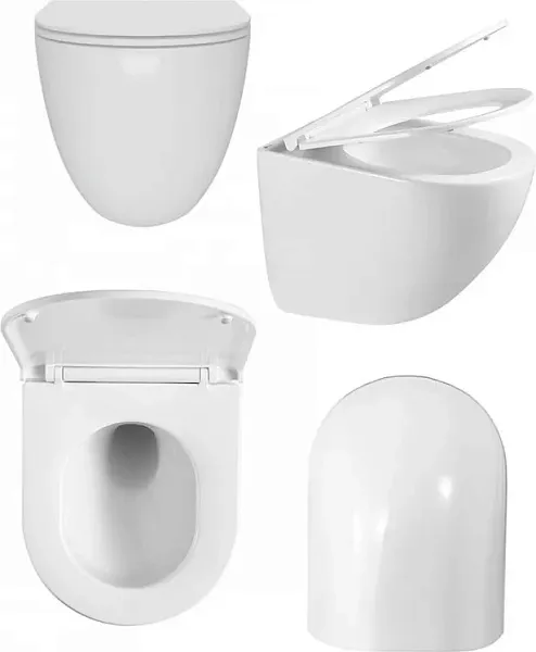 Унитаз подвесной Teymi Milana Vortex 3 W00743 подвесной безободковый с микролифтом фото 13