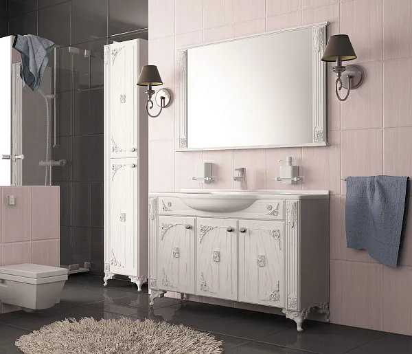 Зеркало Mixline ЛЮДВИГ 70x106 4640030867523 с полочкой фото 2