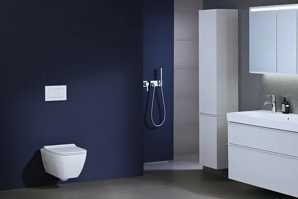 Унитаз Geberit Smyle Square 500.685.01.1 подвесной безободковый с микролифтом фото 3
