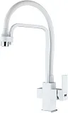 Смеситель ZorG Sanitary ZR 341-8 YF WHITE для кухонной мойки фото 1