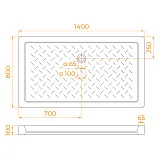 Душевой поддон RGW CER 19170384-01 фото 2