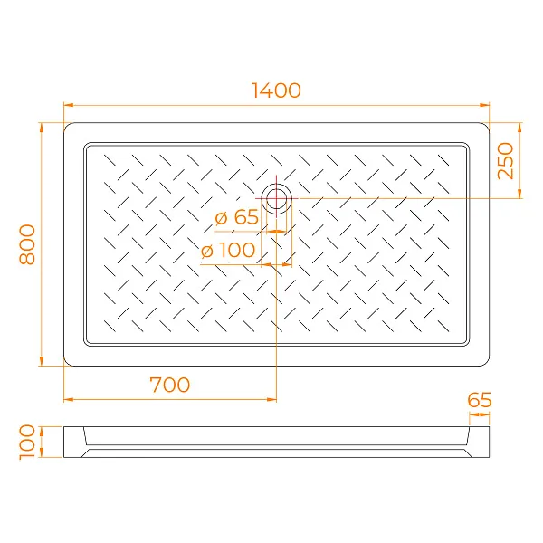Душевой поддон RGW CER 19170384-01 фото 2