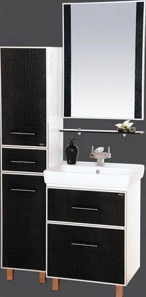 Шкаф-пенал Misty Гранд Lux 35x165 Л-Грл05035-249КрЛ левый фото 2