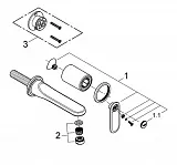 Смеситель Grohe Veris 19342LS0 для раковины фото 3