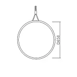 Зеркало Mixline Вестерн 65x65 4620001987979 фото 2