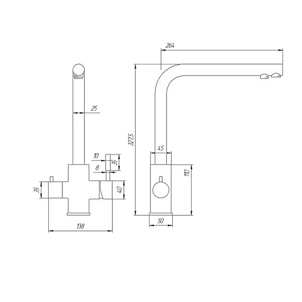 Смеситель для кухонной мойки PAINI Norda NRPW6433VEB90 фото 10