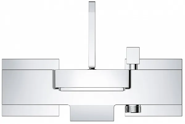 Смеситель Grohe Eurocube Joy 23666000 для ванны с душем фото 2