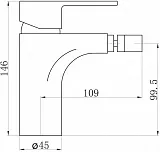 Смеситель BelBagno Loyd LOY-BD-CRM для биде фото 2