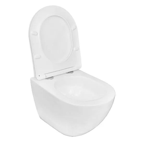 Унитаз Azario AZ-0093UQ3 подвесной безободковый с сиденьем микролифт фото 4
