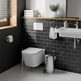 Система инсталляции Iberica Blanca Inox-O IB001.811 с клавишей смыва белой матовой и шумоизоляцией фото 3