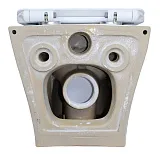 Унитаз Azario Fretta Round AZ-2617E подвесной безободковый с сиденьем микролифт фото 8