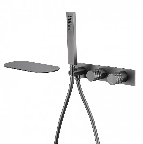 Смеситель для ванны с душем ABBER Rund AF8731NG фото 1