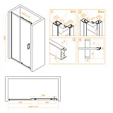 Душевая дверь RGW Classic 32091411-14 фото 4