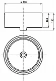 Раковина Roca Mila 40 см 32700C000 фото 4
