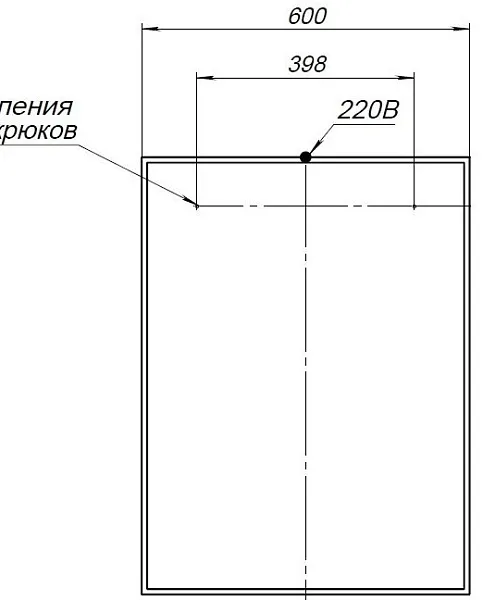 Зеркало Aquanet Nova Lite 60х80 242620 с подсветкой фото 5